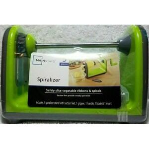 New‎ Mainstays Vegetable Spiralizer Slice, Ribbons & Spirals Kitchen Tool